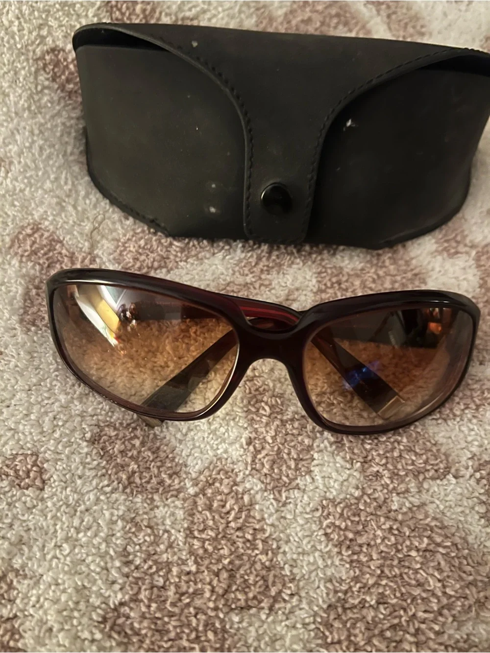Oliver Peoples Brown Gradient Lens Sunglasses